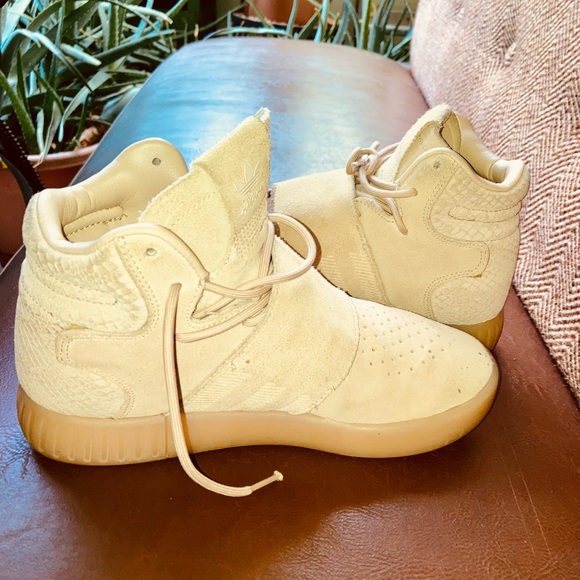 Adidas Tubular Invader Suede Hightops - Picture 1 of 9